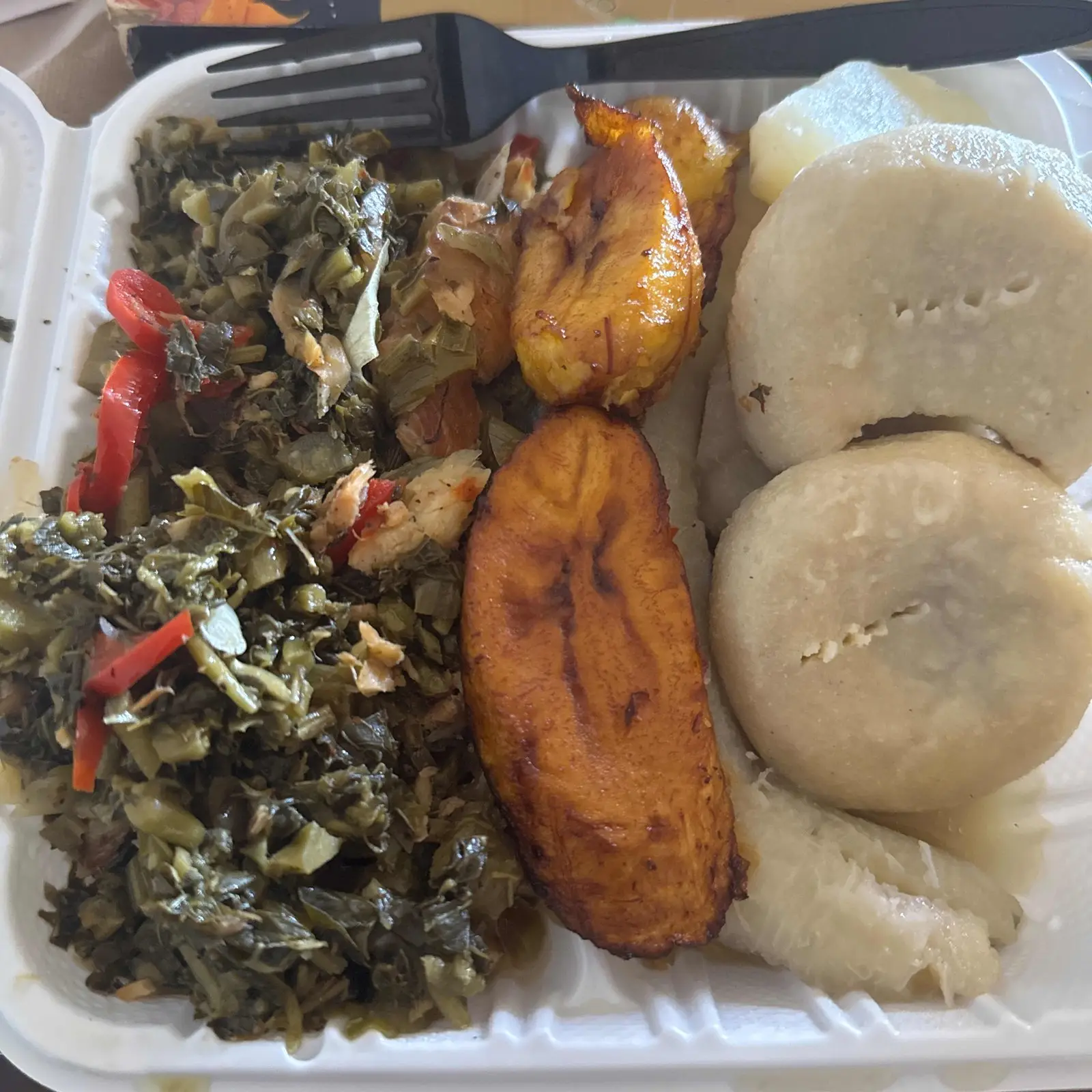Callaloo and Boil Food
