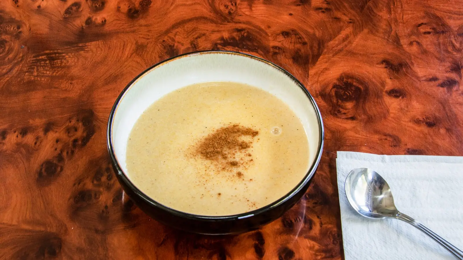 A cup of peanut porridge